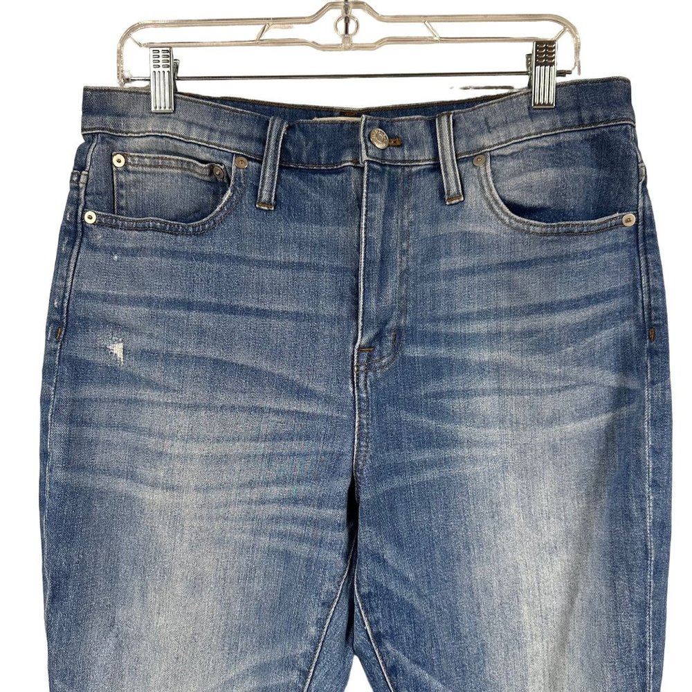 Madewell Blue Ankle Cropped Jeans - Picture 4 of 12